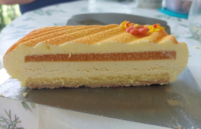 torta moderna albicocca pop