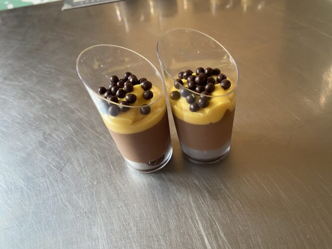 bicchierini cioccolato frutti esotici