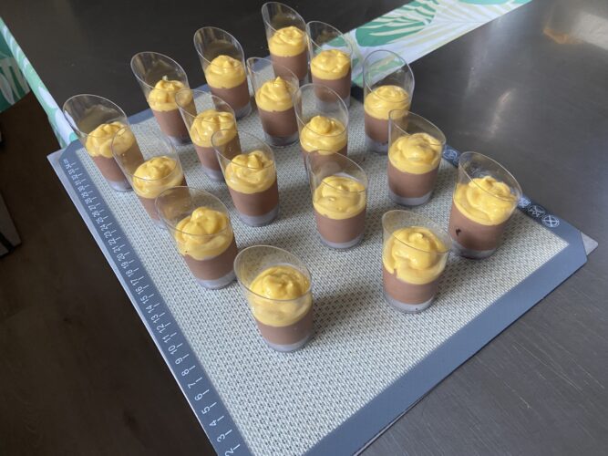 bicchierini cioccolato frutti esotici