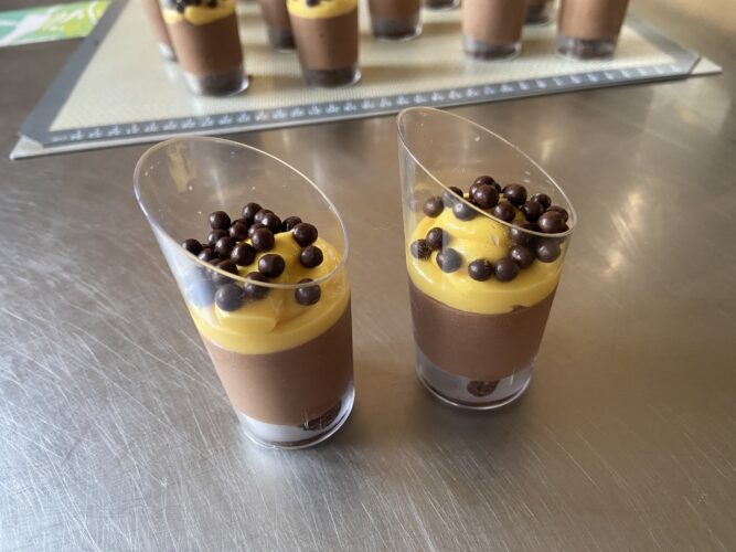 bicchierini cioccolato frutti esotici