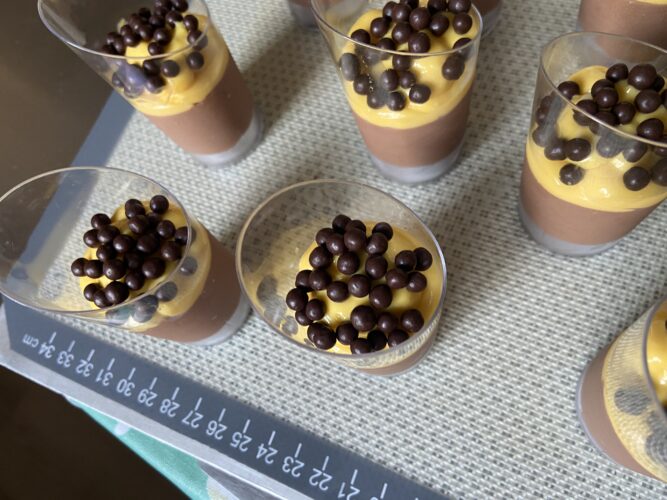 bicchierini cioccolato frutti esotici