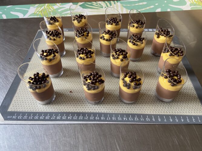 bicchierini cioccolato frutti esotici