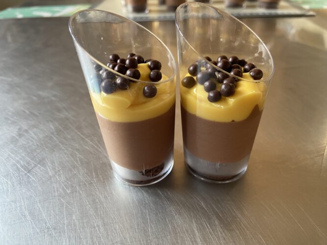 bicchierini cioccolato frutti esotici