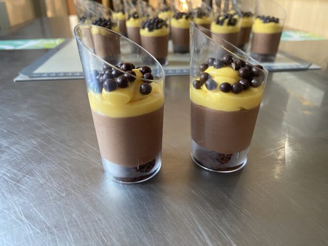 bicchierini cioccolato frutti esotici