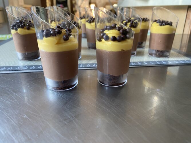 bicchierini cioccolato frutti esotici