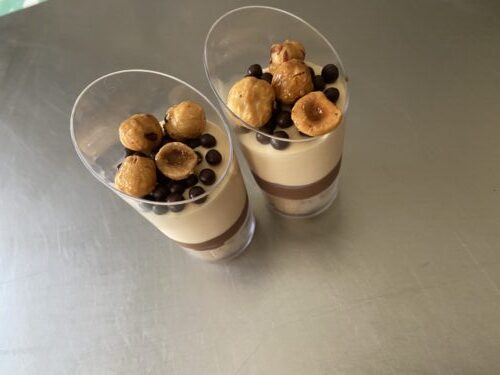 bicchierini dessert tutta nocciola