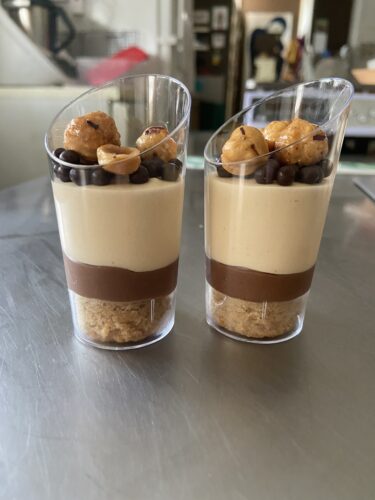 bicchierini dessert tutta nocciola