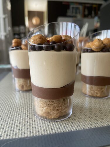 bicchierini dessert tutta nocciola