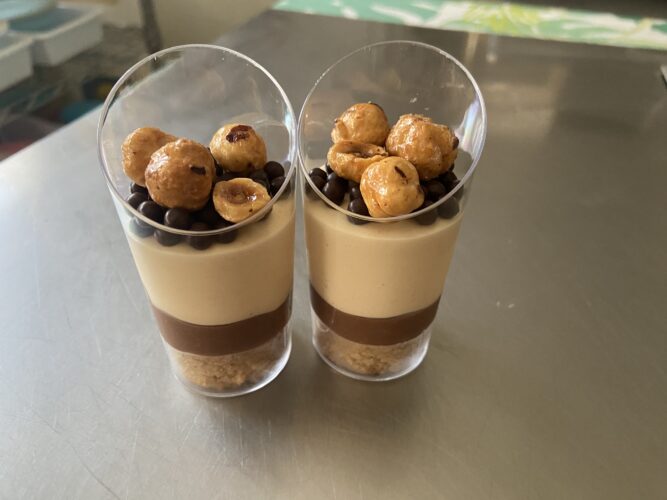 bicchierini dessert tutta nocciola