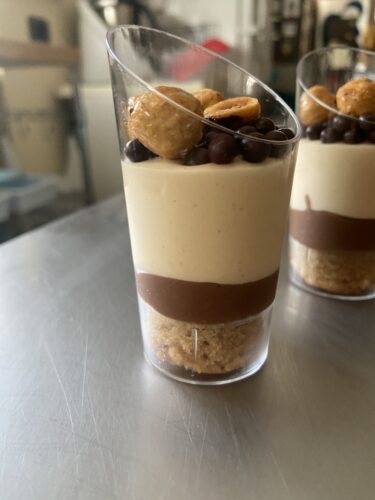 bicchierini dessert tutta nocciola