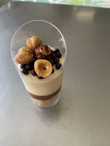 bicchierini dessert tutta nocciola