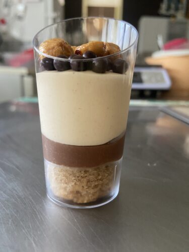 bicchierini dessert tutta nocciola