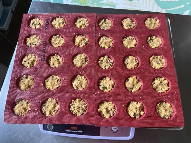biscotti sbrisolini nocciola pistacchio