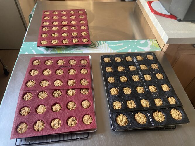 biscotti sbrisolini nocciola pistacchio