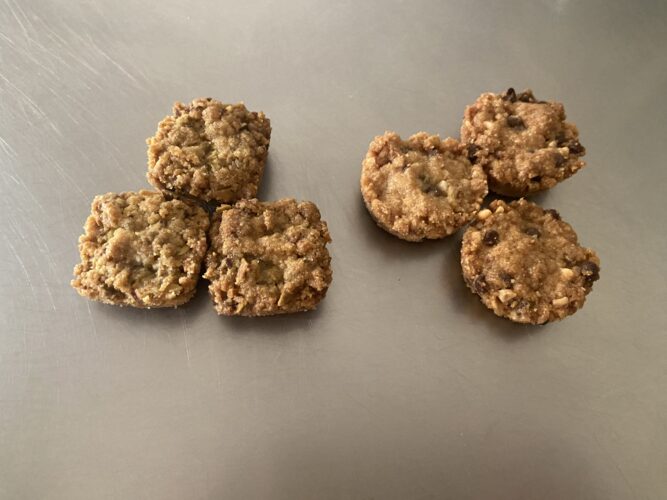biscotti sbrisolini nocciola pistacchio