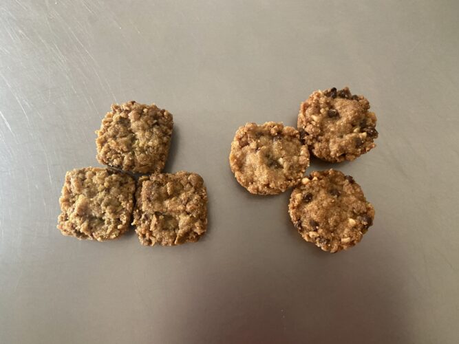 biscotti sbrisolini nocciola pistacchio