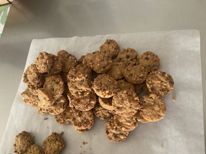 biscotti sbrisolini nocciola pistacchio