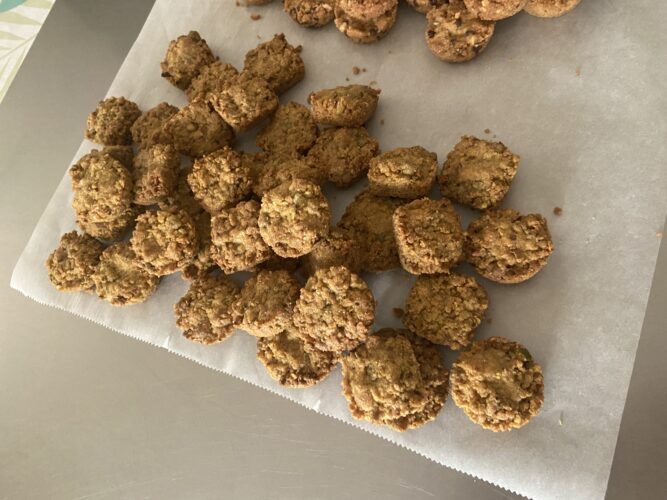 biscotti sbrisolini nocciola pistacchio