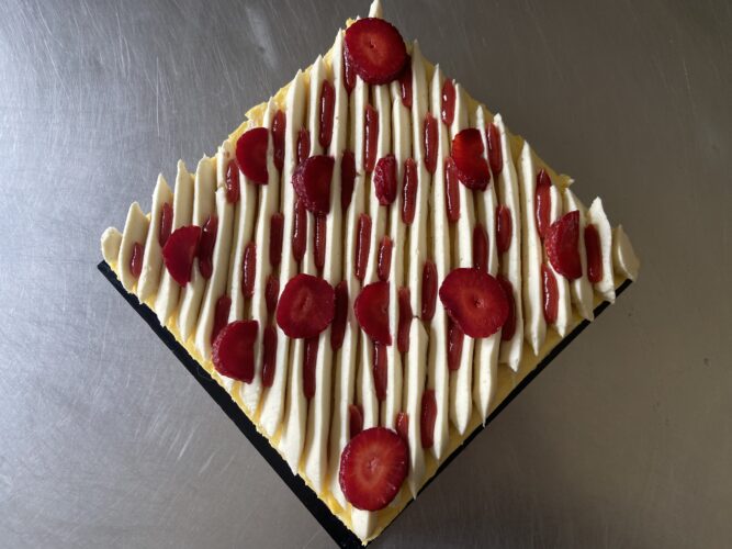 fraisier moderno quadrato