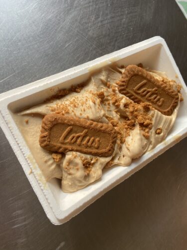 gelato biscoff lotus biscotto
