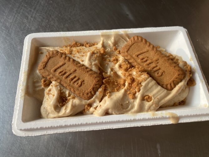 gelato biscoff lotus biscotto