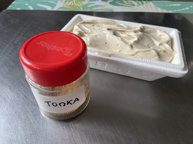 gelato fava tonka