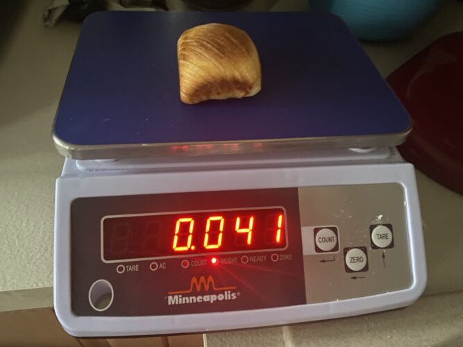 mini fagottino crissant crema di riso