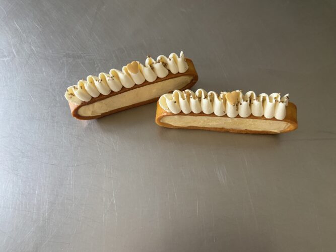 mini tart verticali tutta vaniglia