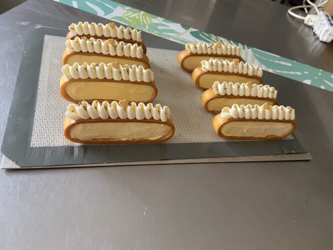 mini tart verticali tutta vaniglia