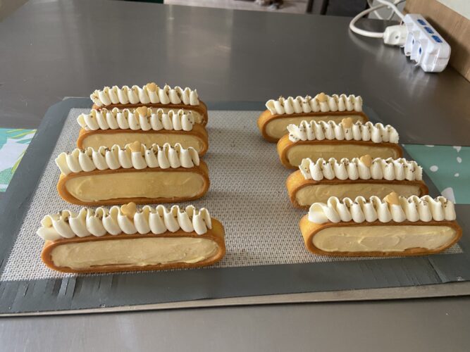 mini tart verticali tutta vaniglia