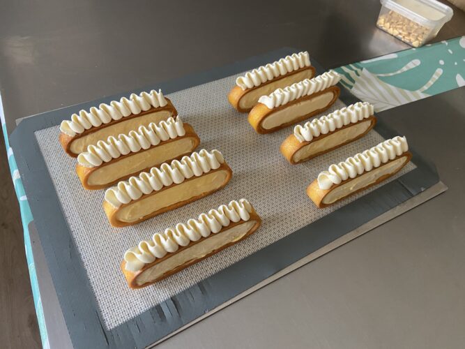 mini tart verticali tutta vaniglia