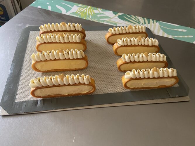 mini tart verticali tutta vaniglia