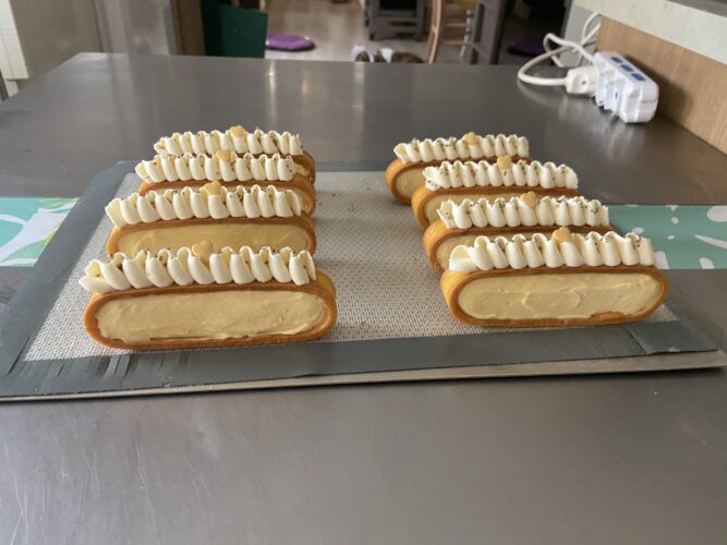 mini tart verticali tutta vaniglia