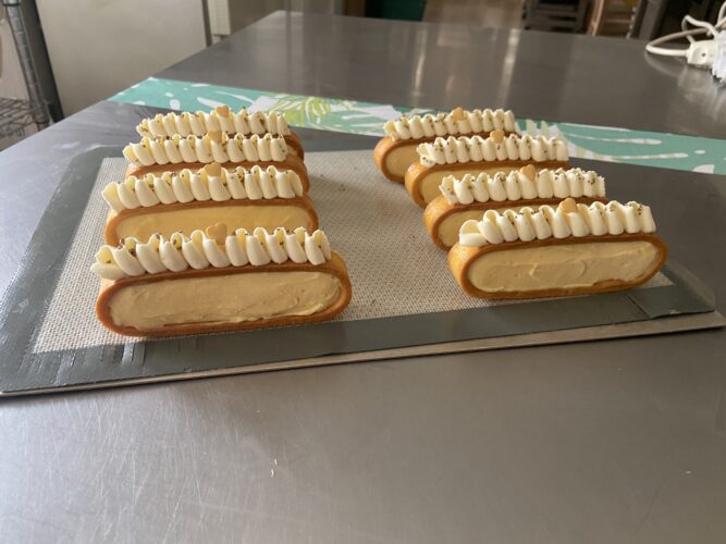 mini tart verticali tutta vaniglia
