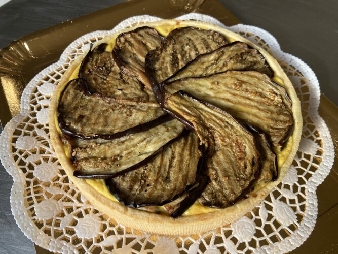 tart salata melanzane grigliate