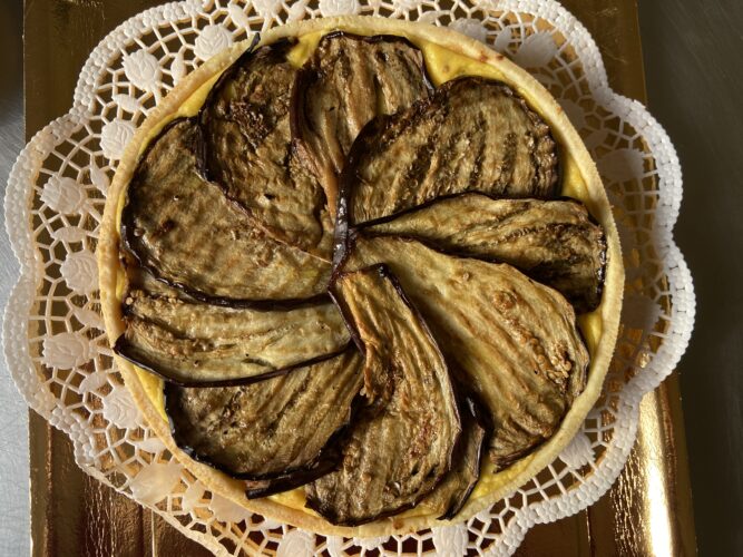 tart salata melanzane grigliate