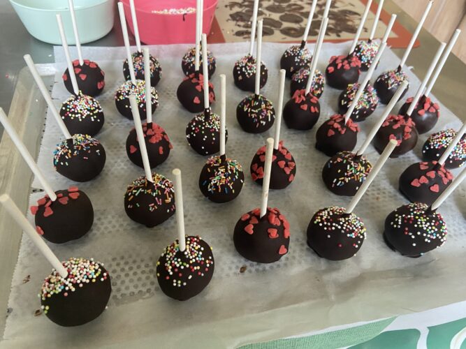 tartufi con avanzi cake pop