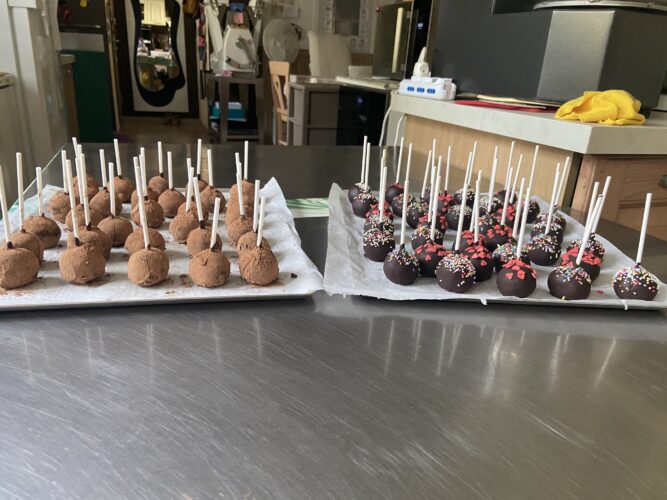 tartufi con avanzi cake pop