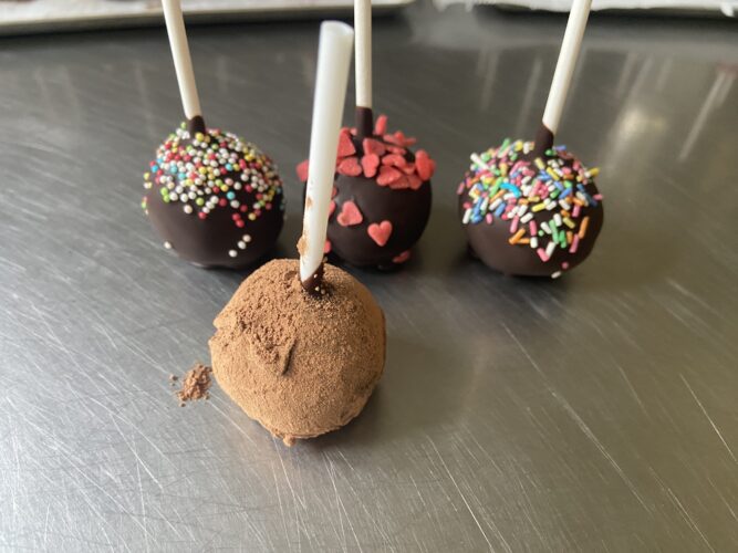 tartufi con avanzi cake pop