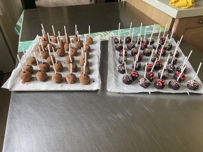 tartufi con avanzi cake pop