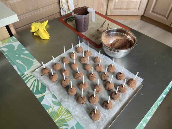 tartufi con avanzi cake pop