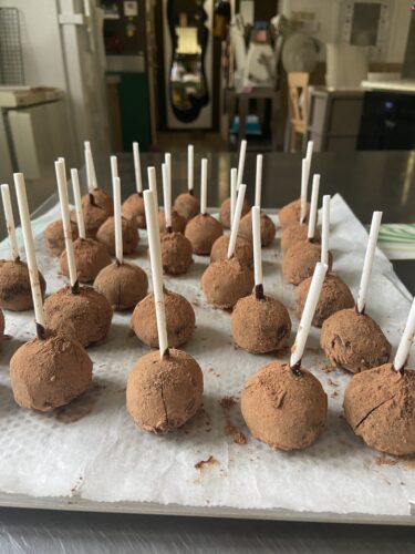 tartufi con avanzi cake pop