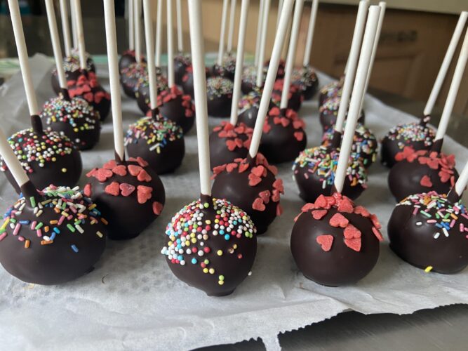 tartufi con avanzi cake pop