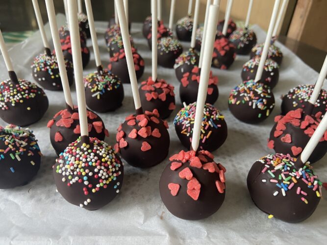tartufi con avanzi cake pop