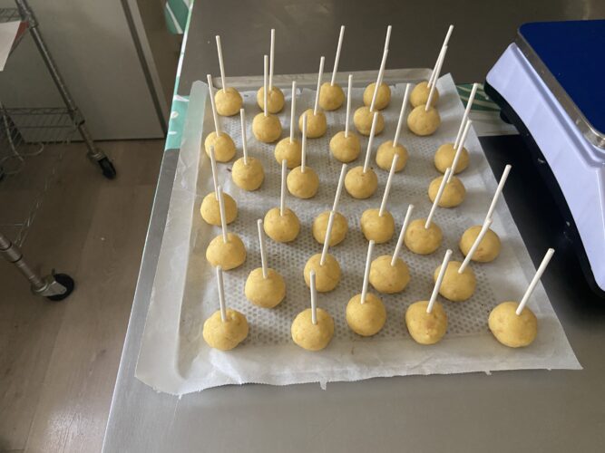 tartufi con avanzi cake pop