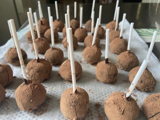 tartufi con avanzi cake pop
