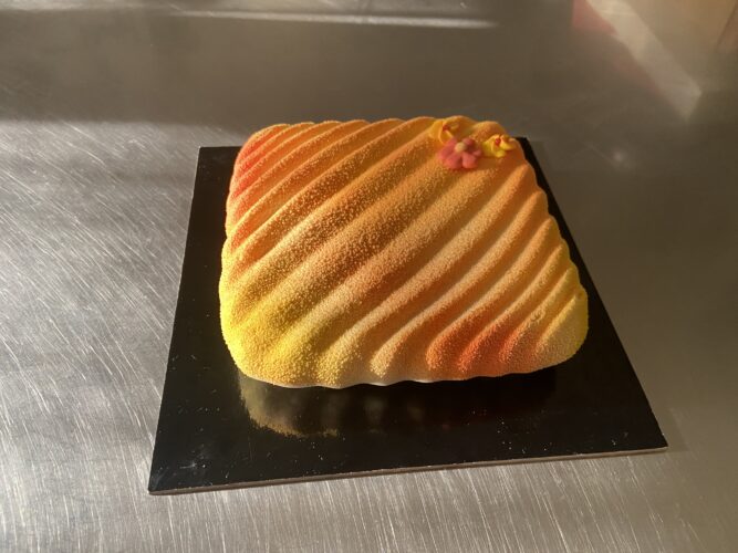 torta moderna albicocca pop