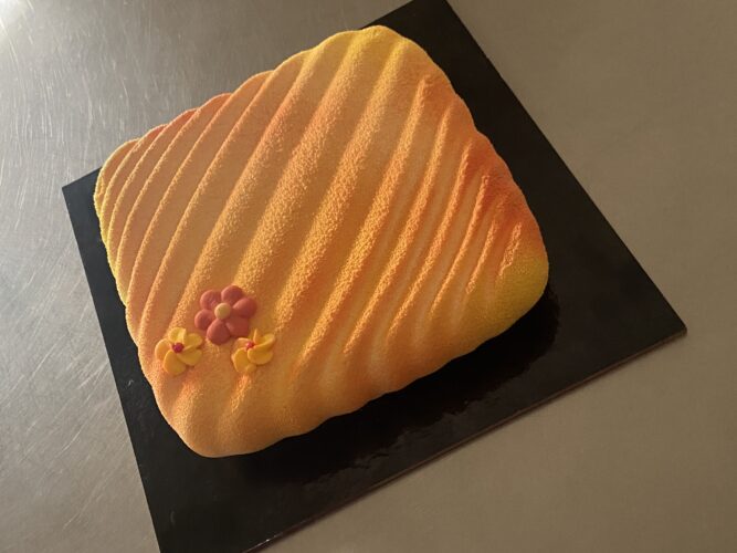 torta moderna albicocca pop