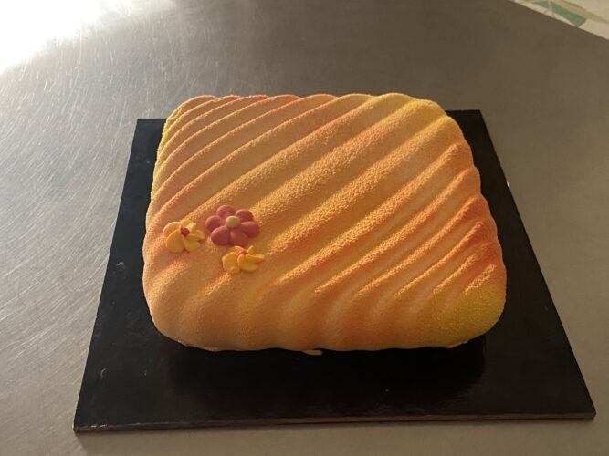 torta moderna albicocca pop