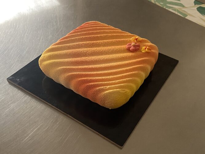 torta moderna albicocca pop